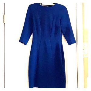 Blue 3/4 sleeve dress